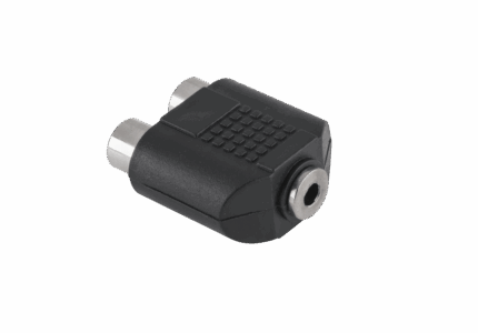 Роз'єм GN.JACK 3.5-2xGN.RCA ZLA0311S