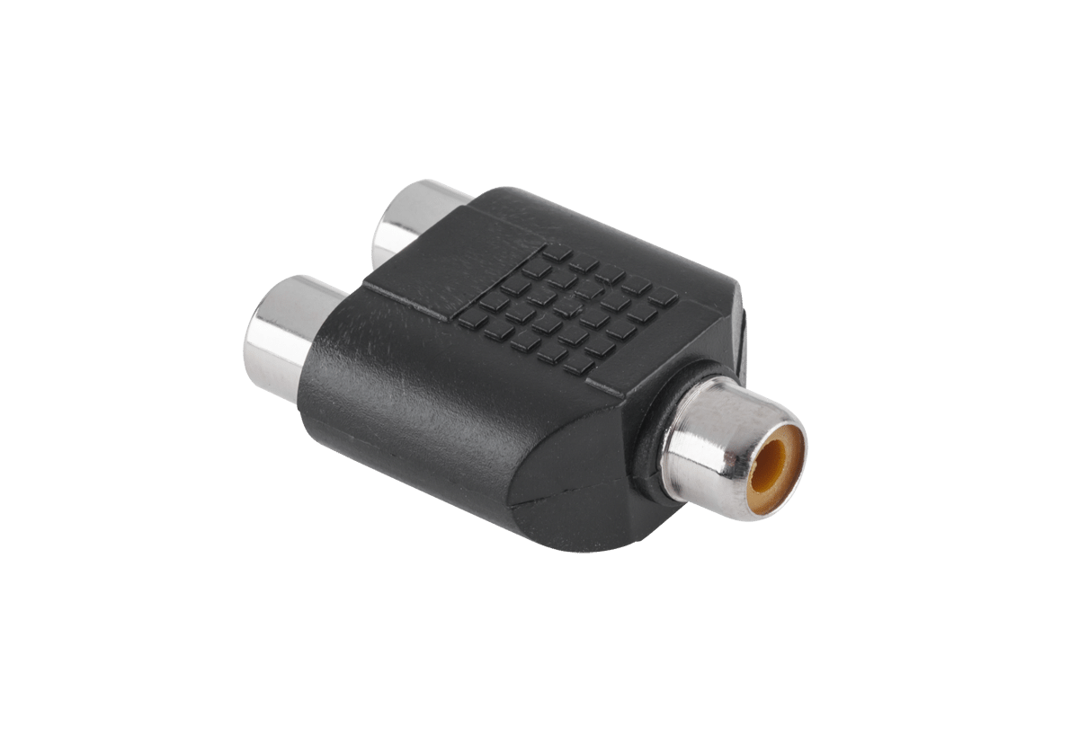 Роз'єм GN.RCA-2xGN.RCA Роз'єм GN.RCA-2xGN.RCA ZLA0306