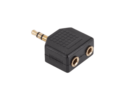 Роз'єм Jack 3.5/2x3.5 ZLA0294 золотий NH552