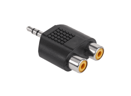 Роз'єм Jack 3.5-2xGN.RCA Cabletech ZLA0298.1