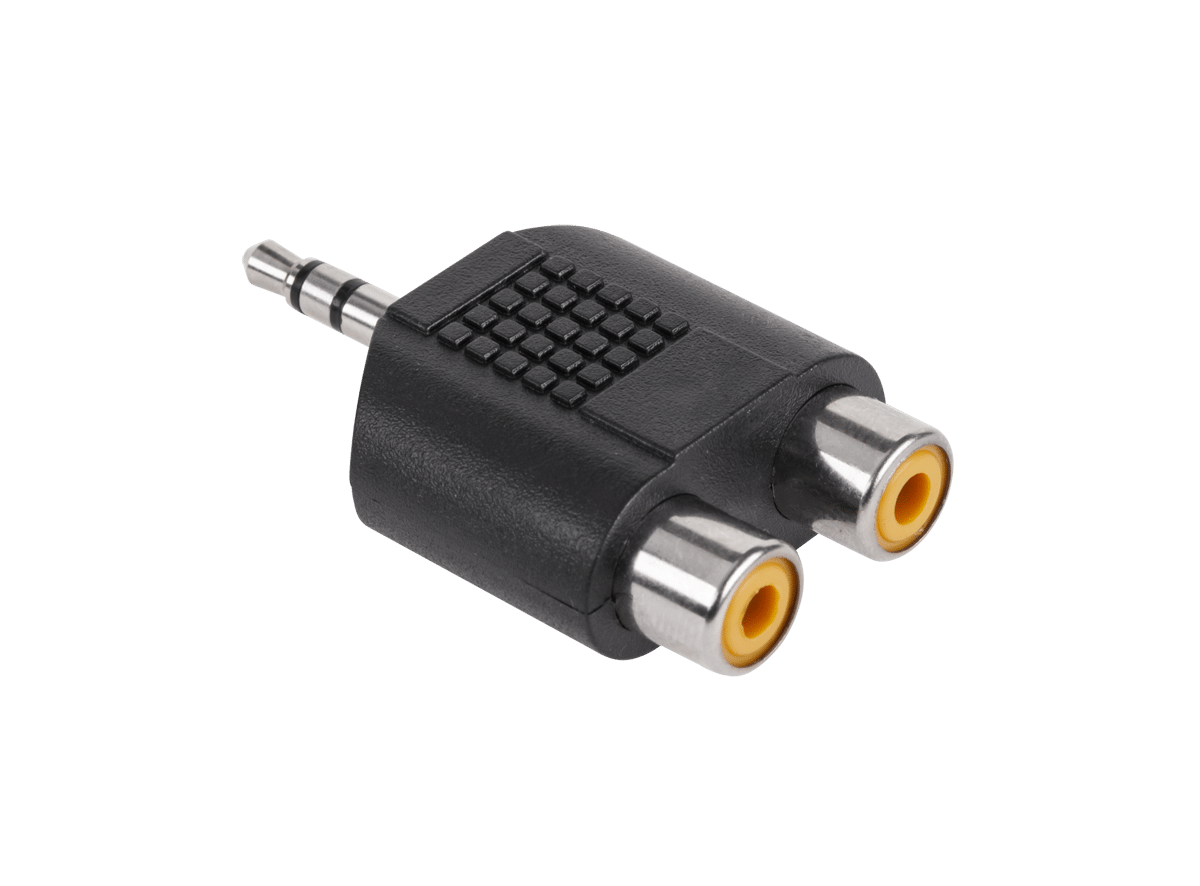 Роз'єм Jack 3.5-2xGN.RCA Cabletech Роз'єм Jack 3.5-2xGN.RCA Cabletech ZLA0298.1