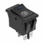 Роз'єм вимикача 12V PRK0180B з синім діодом