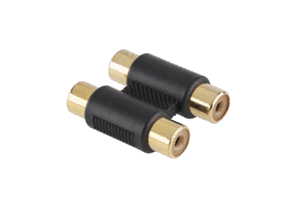 Роз'єм RCA-RCA/x2/золотий ZLA0317Z
