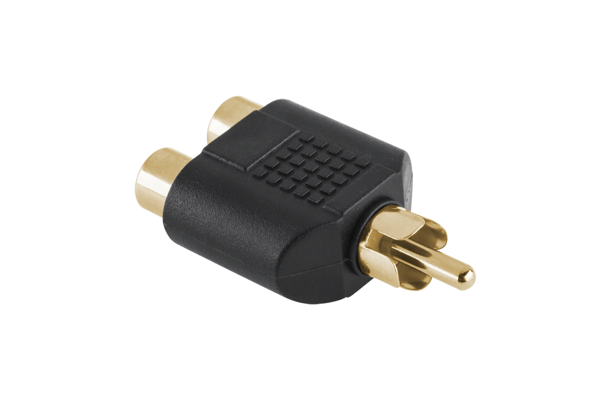 Роз'єм RCA-2xgn.RCA GOLD Роз'єм RCA-2xgn.RCA ZLA0307 GOLD