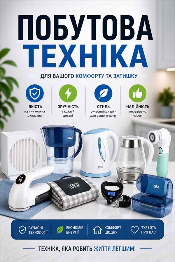 Мегаменю Побутова техніка